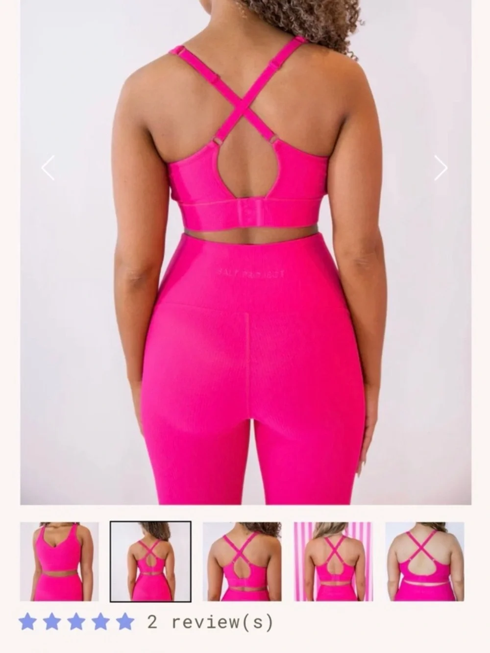 Salt Project Ribbed Flawless Bra - Picture 2 of 3